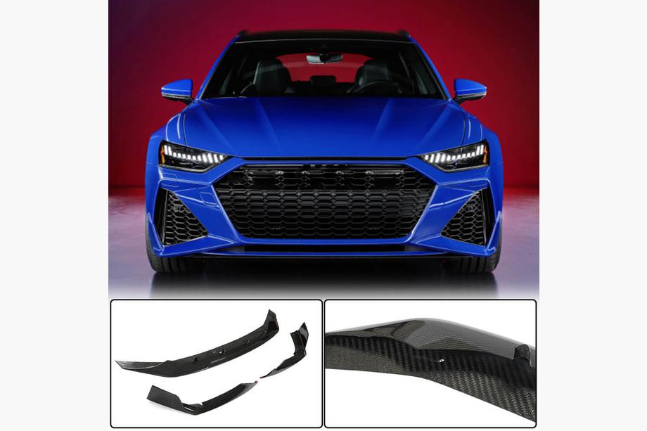 Audi A6 C8 2018–2025 Lip Bara Fata (pentru RS6, Carbon) Image