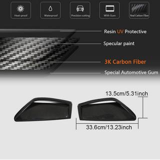 Extensii bara fata (pentru RS6, Carbon) foto 4