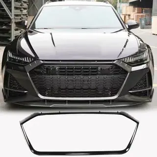 Rama grila radiator (pentru RS6, carbon) Audi A6 C8 2018–2025 foto 1