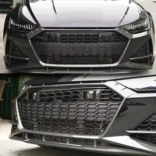 Rama grila radiator (pentru RS6, carbon) Audi A6 C8 2018–2025 foto 2