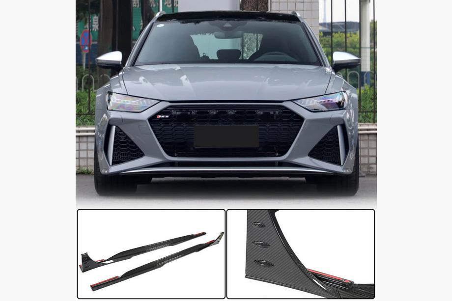 Audi A6 C8 2018–2025 Praguri Laterale (pentru RS6, Carbon) Image