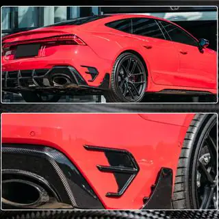 Capace prize aer bara spate (pentru RS7 2018-2022, Carbon Uscat) Audi A7 2018- foto 4
