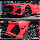 Audi A7 2018- Lip Bara Fata V2 (pentru RS7, Carbon Uscat) foto 4