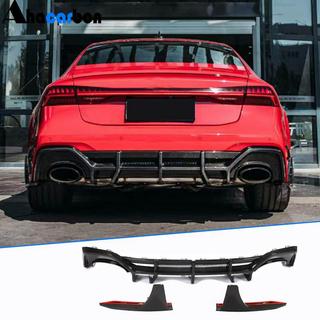 Difuzor bara spate (pentru RS7 2018-2022, Carbon Uscat) foto 1