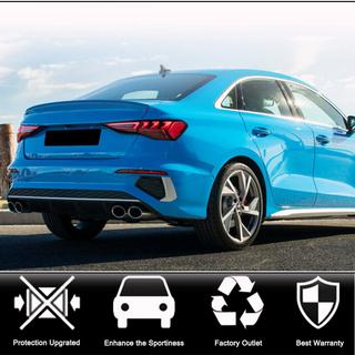 Difuzor bara spate V1 (pentru S-Line Sedan 2020-2023, Carbon) foto 2