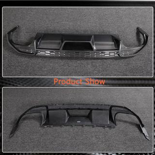 Difuzor bara spate V1 (pentru S-Line Sedan 2020-2023, Carbon) foto 4