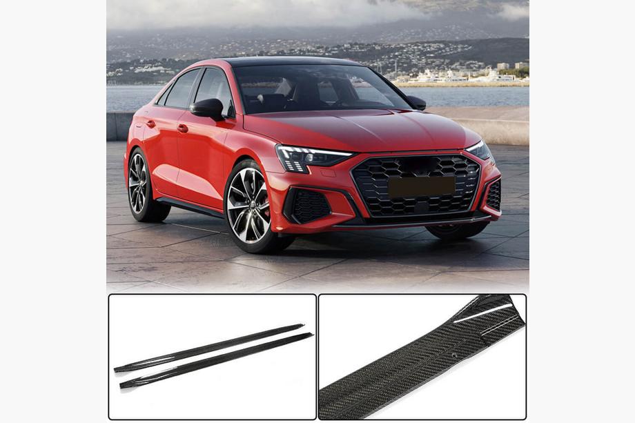 Audi A3 2020- Praguri laterale (pentru S3 Sedan, carbon) Image