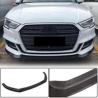 Prelungire bara fata Lip V5 (pentru S-Line Sedan 2017-2020, Carbon) Audi A3 2012-2020 foto 1