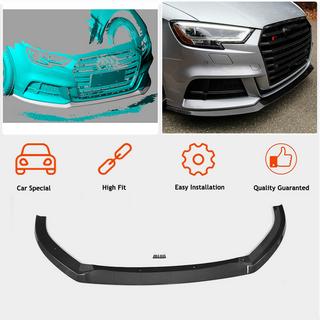 Prelungire bara fata Lip V5 (pentru S-Line Sedan 2017-2020, Carbon) Audi A3 2012-2020 foto 2