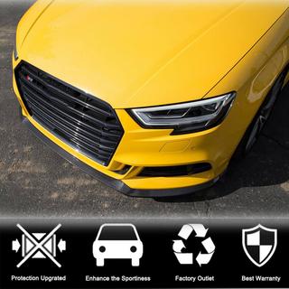 Prelungire bara fata Lip V5 (pentru S-Line Sedan 2017-2020, Carbon) Audi A3 2012-2020 foto 3