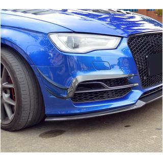 Lip spoiler bara fata (pentru S-Line Sedan 2012-2016, carbon) Audi A3 2012-2020 foto 2