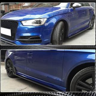 Praguri laterale V4 (pentru S-Line Sedan, Carbon) Audi A3 2012-2020 foto 3