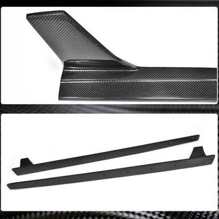 Praguri laterale V4 (pentru S-Line Sedan, Carbon) Audi A3 2012-2020 foto 4