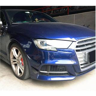 Bara de buza fata (pentru S-Line Sedan 2017-2020, Carbon) Audi A3 2012-2020 foto 3