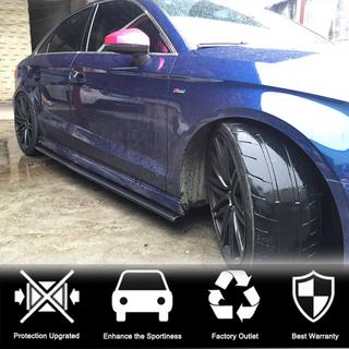 Praguri laterale V3 (pentru S-Line Sedan, carbon) Audi A3 2012-2020 foto 3
