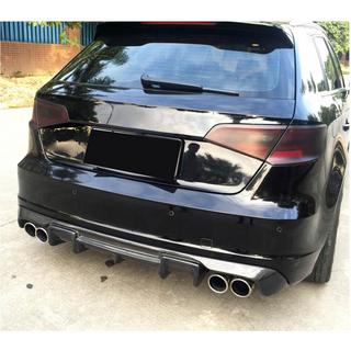 Difuzor bara spate V1 (pentru S-Line HB 2012-2016, Carbon) Audi A3 2012-2020 foto 3