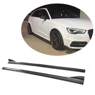 Praguri Laterale (pentru S-Line HB 2012-2016, Carbon) Audi A3 2012-2020 foto 1