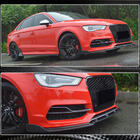 Audi A3 2012-2020 Prelungire bara fata Lip V3 (pentru S-Line Sedan 2012-2016, Carbon) foto 4