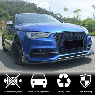 Prelungire bara fata Lip V3 (pentru S-Line Sedan 2012-2016, Carbon) Audi A3 2012-2020 foto 2