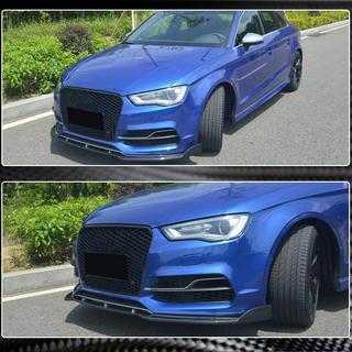 Prelungire bara fata Lip V3 (pentru S-Line Sedan 2012-2016, Carbon) Audi A3 2012-2020 foto 3
