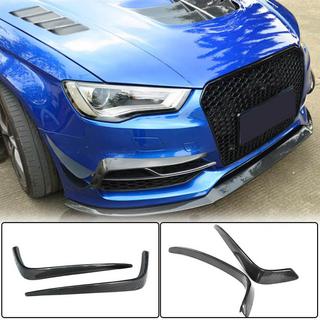 Ornamente proiectoare ceata (pentru S-Line Sedan 2012-2016, Carbon) Audi A3 2012-2020 foto 1