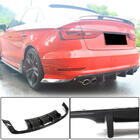 Audi A3 2012-2020 Difuzor bara spate V3 (pentru S-Line Sedan 2012-2016, Carbon) foto 1