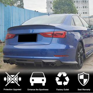 Difuzor bara spate V1 (pentru S-Line Sedan 2012-2016, Carbon) Audi A3 2012-2020 foto 2