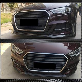 Lip Bara Fata V1 (pentru S-Line 2017-2020 HB, Carbon) Audi A3 2012-2020 foto 4