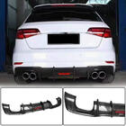 Audi A3 2012-2020 Difuzor bara spate V1 pentru S-Line HB 2017-2020, Carbon foto 1
