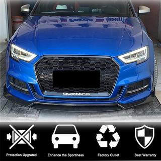 Prelungire bara fata Lip V4 (pentru S-Line Sedan 2017-2020, Carbon) Audi A3 2012-2020 foto 2
