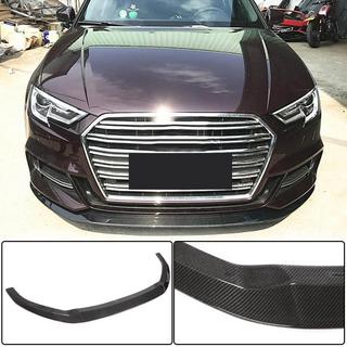 Prelungire bara fata Lip V3 (pentru S-Line Sedan 2017-2020, Carbon) Audi A3 2012-2020 foto 1