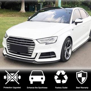 Prelungire bara fata Lip V3 (pentru S-Line Sedan 2017-2020, Carbon) Audi A3 2012-2020 foto 2