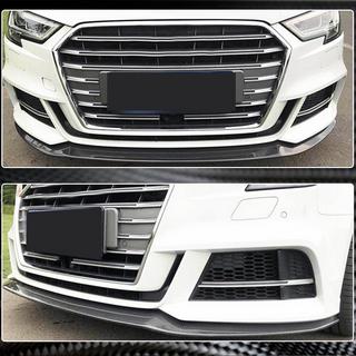 Prelungire bara fata Lip V3 (pentru S-Line Sedan 2017-2020, Carbon) Audi A3 2012-2020 foto 3