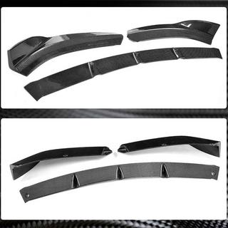 Prelungire buza bara fata Lip V2 (pentru S-Line Sedan 2017-2020, Carbon) Audi A3 2012-2020 foto 3