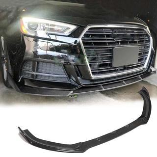 Prelungire bara fata Lip V1 (pentru S-Line 2017-2020 Sedan, Carbon) Audi A3 2012-2020 foto 1