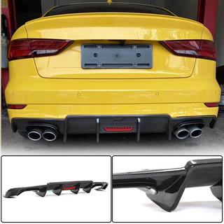 Difuzor bara spate V3 pentru S-Line Sedan 2017-2020 (Carbon) Audi A3 2012-2020 foto 1