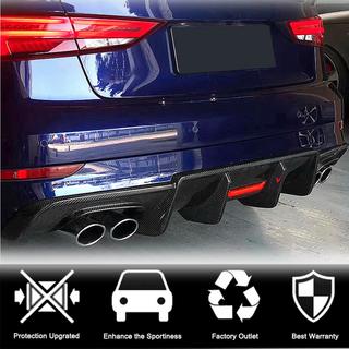 Difuzor bara spate V3 pentru S-Line Sedan 2017-2020 (Carbon) Audi A3 2012-2020 foto 2