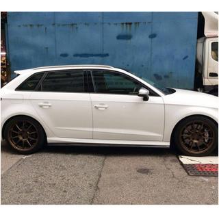 Praguri Laterale V1 (pentru S-Line HB, Carbon) Audi A3 2012-2020 foto 2