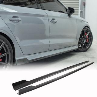 Praguri laterale V1 (pentru S-Line Sedan, carbon) Audi A3 2012-2020 foto 1