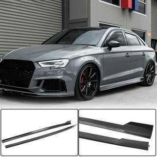 Praguri laterale V1 (pentru S-Line Sedan, carbon) Audi A3 2012-2020 foto 2
