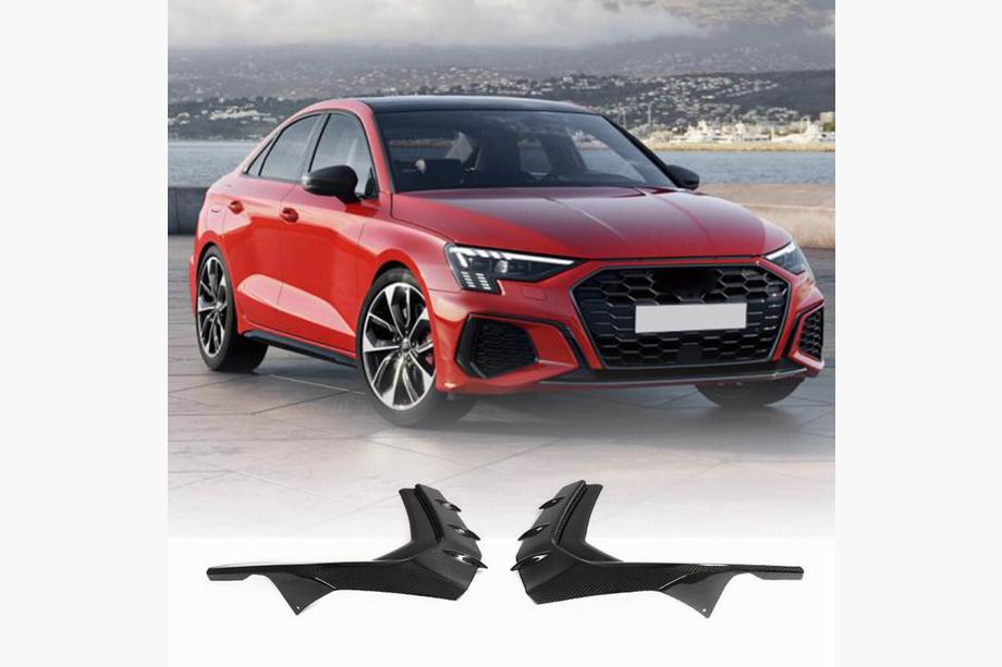 Audi A3 2020- Prelungiri bara fata (pentru S-Line Sedan 2020-2023, carbon) Foto 1