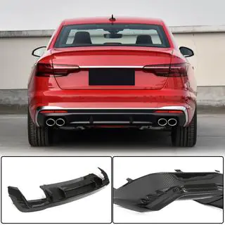 Difuzor Bara Spate V1 (pentru S-Line, Carbon) Audi A4 B10 2024- foto 1