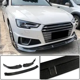 Prelungire bara fata Lip V1 (pentru S-Line Sedan 2015-2019, Carbon) foto 1