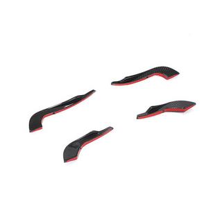 Prelungire bara fata (lip) V3 (pentru S-Line Sedan 2015-2019, Carbon) foto 4