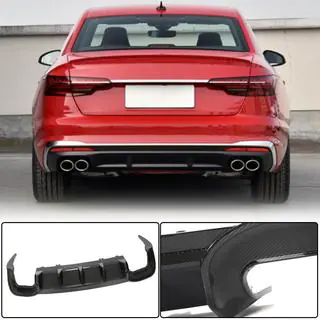 Difuzor Bara Spate V2 (pentru S-Line, Carbon) Audi A4 B10 2024- foto 1