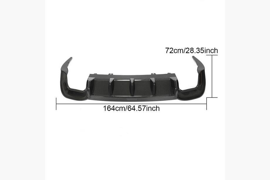 Audi A4 B10 2024- Difuzor Bara Spate V2 (pentru S-Line, Carbon) Foto 6