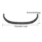 Audi A4 B9 2015-2024 Prelungire bara fata Lip V6 (pentru S-Line Sedan 2015-2019, Carbon) foto 6