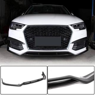 Prelungire lip pentru bara fata Lip V2 (pentru S-Line Sedan 2015-2019, Carbon) foto 2