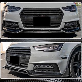 Prelungire lip pentru bara fata Lip V2 (pentru S-Line Sedan 2015-2019, Carbon) foto 4