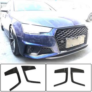 Ornamente pentru proiectoare ceata V3 (pentru S-Line Sedan 2015-2019, Carbon) foto 2